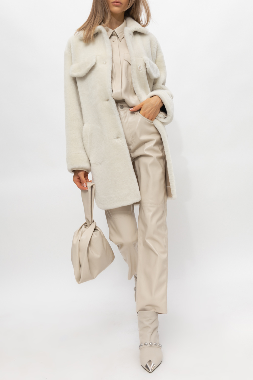 Ines & hotsell marechal shearling coat